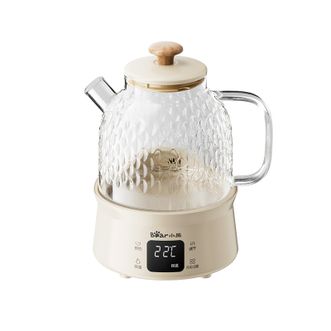 小熊/Bear  全玻璃壶体养生壶恒温壶办公室多功能煮茶壶生杯24h预约保温1L YSH-M10H3