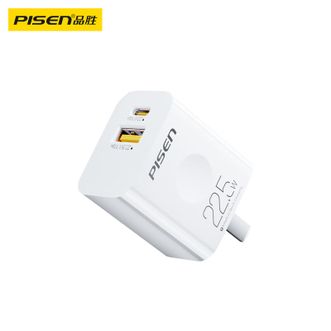 品胜(PISEN)  快充22.5W A+C充电器(KC-C02/云初白