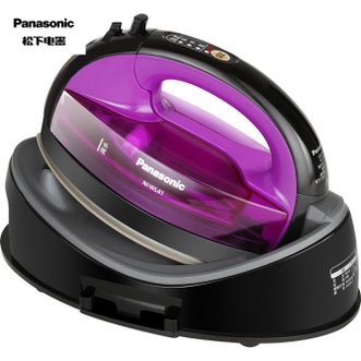 松下/Panasonic  无线熨斗 家用蒸汽挂烫机 手持熨烫机 便携式电熨斗 电子恒温 感应控制 自动断电保护NI-WL41 无线电烫斗【喷射蒸汽+快速除皱】