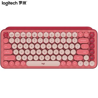 罗技/Logitech  POP KEYS 泡泡无线机械键盘 复古朋克办公游戏