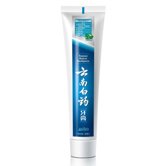 云南白药  牙膏 益齿白薄荷120克