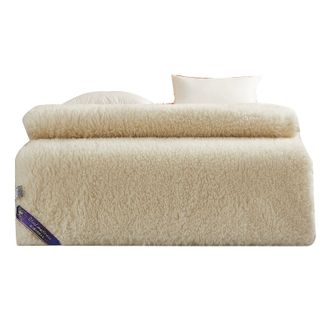 悠梦嘉居  澳洲羊毛床垫纯羊毛制品 米黄