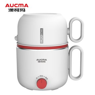 澳柯玛/Aucma  多用途锅1.2L火锅专用锅电煮锅电热锅多功能料理锅蒸煮一体锅