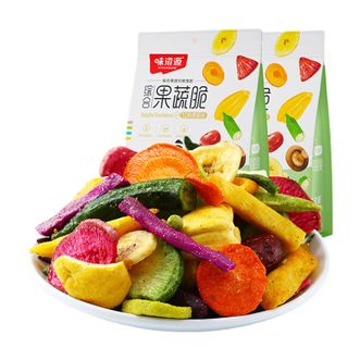 味滋源  果蔬脆蔬菜水果干混合装258g*2袋
