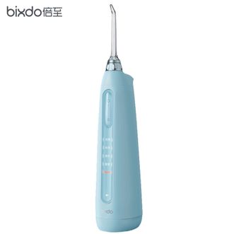 倍至/bixdo  便携冲牙器 高频脉冲水牙线立式洗牙器正畸洗牙器抑菌管路 柔缓洁齿口腔清洁冲洗器牙结石清洁洁牙器牙齿护理美牙仪P50 Pro（小奶瓶二代）晴山蓝