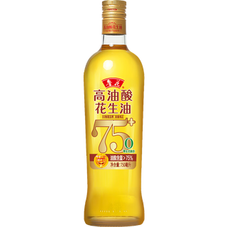 鲁花  5S物理压榨 高油酸花生油 750mL*1瓶