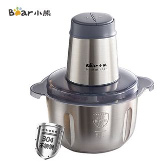 小熊/Bear  不锈钢绞肉机家用 绞馅机 碎肉机 电动多功能料理搅拌打肉饺子肉馅蒜蓉机 搅肉机 QSJ-S03B5