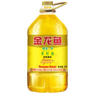 金龙鱼  一级菜籽油5L/桶 非转基因食用油