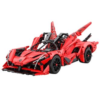 CaDA  儿童积木跑车玩具APE天使之翼赛车拼装模型-静态版 C63005