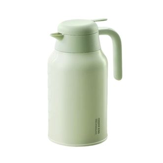 炊大皇/Cookerking  保温壶家用大容量水壶 不锈钢内胆雅致保温咖啡壶2L 芽绿色