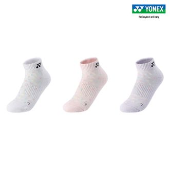 尤尼克斯（YONEX）  运动袜 245254BCR 透气舒适短筒运动袜女款yy  加厚毛巾底