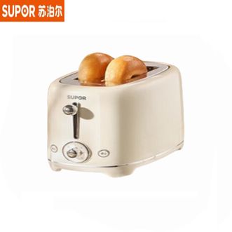 苏泊尔（SUPOR）  多士炉烤面包机DJ806 早餐自动家用小型烤吐司机烤馒头片面包片三明治双面加热复热解冻6档可调配防尘盖