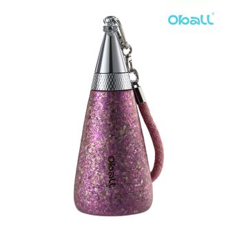 Oball  吸管女神钛杯 内外纯钛保温杯 无漆无菌 精美礼盒 生日圣诞礼物 星云粉 350ml