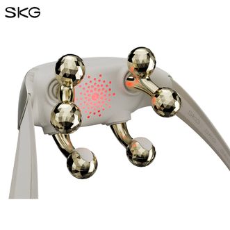 SKG  颈椎按摩器肩颈颈部晶钻按摩头披肩热敷按摩仪双能红光热灸浮动按摩设计