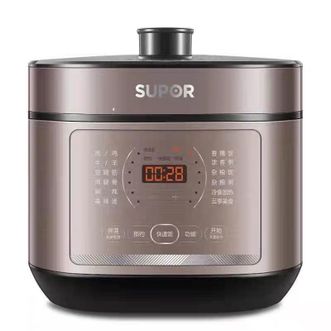 苏泊尔（SUPOR）  电压力锅5L双内胆一键排气智能预约压力锅SY-60FC4087