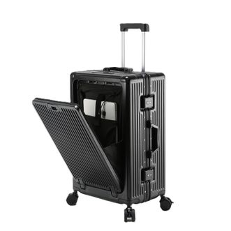 十字行家/KINGSGEAR  前开盖扣铝框20寸多功能行李箱拉杆箱 K002-20