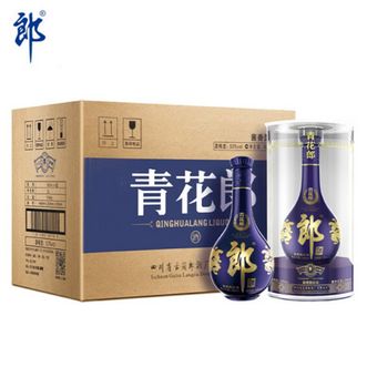 郎酒  青花郎 500mL*6瓶整箱装白酒 赤水河左岸庄园酱酒