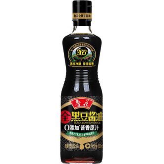 鲁花  黑豆酱油零添加酱香原汁500ml