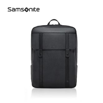 新秀丽/Samsonite  双肩包 男士背包 大容量休闲旅行包 TQ5*09001（材质：织物+PU革）