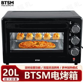BTSM  电烤箱 大功率烘烤多种加热模式双层灵活烘烤大容量电烤箱