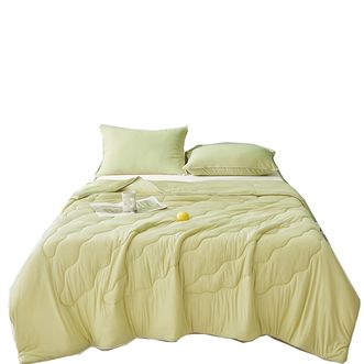 洁丽雅/Grace  凉感丝西瓜抗菌夏被夏凉被空调被被子薄被 200*230cm JLY-GDYB2501  抹茶绿