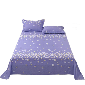 宜恋  全棉床单简约床上用品单件纯棉床单230x250cm/樱花之恋