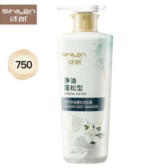 诗朗  750ML茶籽净油蓬松洗发露蓬松高颅顶洗发水