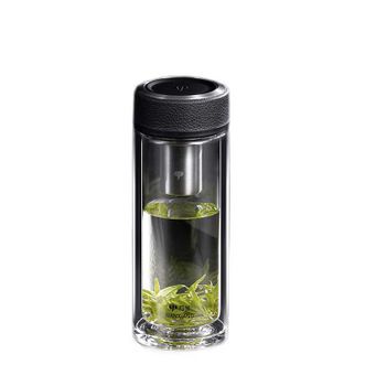 万象（WANXIANG）   玻璃杯泡茶杯喝水杯子双层380ML