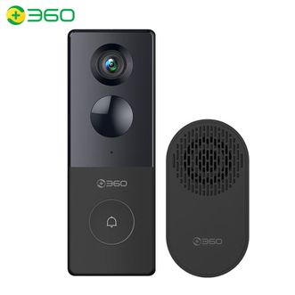360  可视门铃6 300W高清画质 家用监控智能门铃电子猫眼摄像头 无线wifi手机远程查看对讲