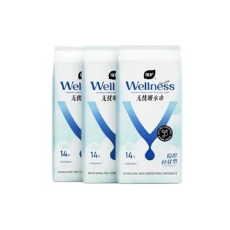 植护  无忧系列吸水巾 185mm/14片 3包 YLH