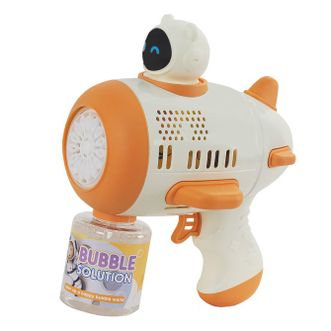 婴侍卫（BBG+）  星际航行飞机泡泡枪 儿童电动玩具