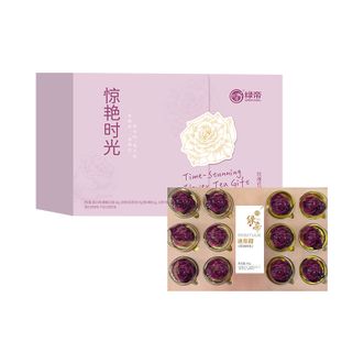 绿帝  惊艳时光-玫瑰花冠茶礼盒58g