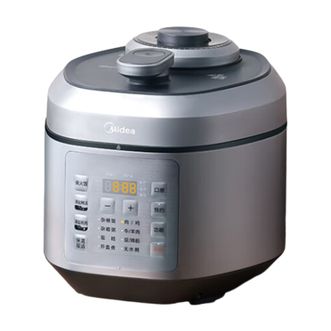美的（Midea）电压力锅 5L不锈钢不粘轻音排气双胆WIFI智控涡轮防溢压力锅 MY-EYL5040