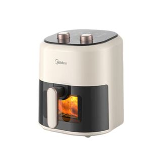 美的/Midea  空气炸锅 家用可视实用小容量迷你小型全自动双旋钮简易操控4.5L KZE4581BD