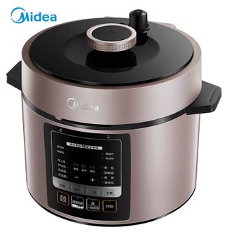 美的/Midea  电压力锅家用大容量精钢厚釜双胆高压锅 全自动智能预约饭煲多功能蒸煮提鲜电炖锅