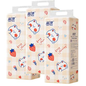 蓝漂  【1480张3提】大包抽纸悬挂式家用纸巾壁挂式大包萌宠白色抽纸餐巾纸卫生纸