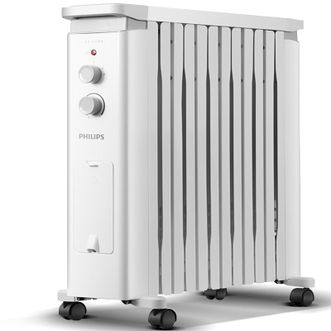 飞利浦/Philips  取暖器暖风机电暖器油汀家用电油汀防烫速热干衣加湿电暖气片 机械款 AHR3144YA