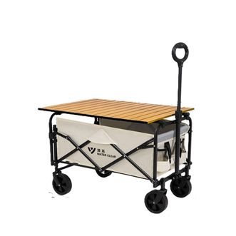 清系  150L拖斗式5寸轮拓展营地车+木纹碳钢桌板