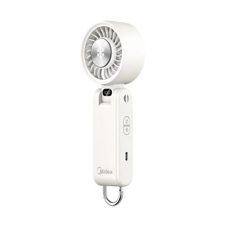 美的/Midea  手持风扇大风力户外挂脖轻巧便携家用可折叠充电100挡调速新款小风扇FTD05R2