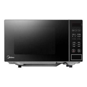 美的/Midea  微电脑操控 智能蒸煮菜单 700W速热20升容量 转盘加热快捷微波炉  PM2003