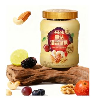 百草味  每日坚果黑钻混合果仁罐装