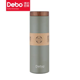 德铂（Debo）  斯凯立保温杯 316不锈钢泡茶车载便捷长效保温真空保温杯DEP-853绿色
