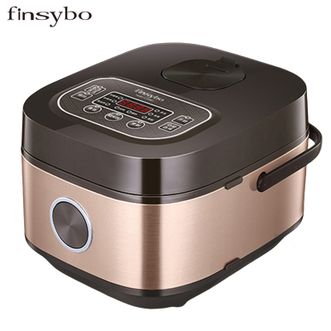 finsybo  4L电饭煲微电脑电饭锅 预约定时多功能煮饭煮粥煲汤炖煮锅厨房家用电器电炖锅电锅电热锅F-IRC4F（亚普）卡其色
