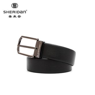 喜来登/SHERIDAN  男士头层牛皮针扣腰带 皮带 NL190351S