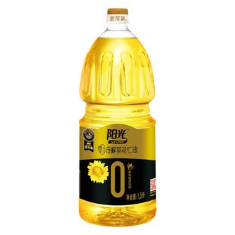 金龙鱼  葵花仁油1.5L阳光零反式脂肪压榨葵花油煎炒家用