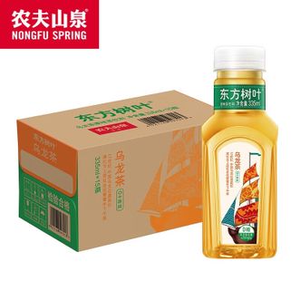 农夫山泉  东方树叶乌龙茶335ml*15瓶无糖茶饮料0糖0脂0卡小瓶整箱装饮品