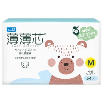 五羊薄薄芯纸尿裤M码108片袋装