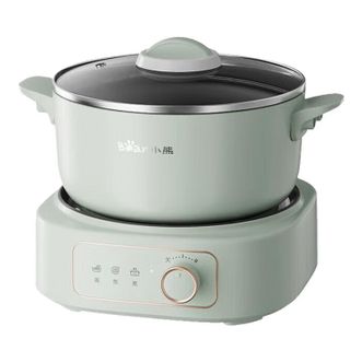 小熊/Bear  电煮锅 电火锅 分体式电炒锅 家用宿舍多功能小电锅蒸煮煎炒涮一体多用途电热锅泡面锅 2.5L