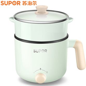 苏泊尔（SUPOR）电煮锅多功能电煮锅小火锅蒸煮一体蒸屉电蒸锅1.2L迷你H12YK29
