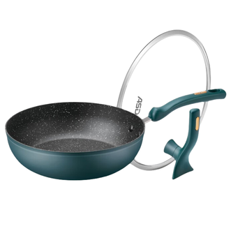 爱仕达（ASD）  平底锅 家用麦饭石色不粘锅煎饼蛋煎锅电磁炉煤气适用 26cm煎锅